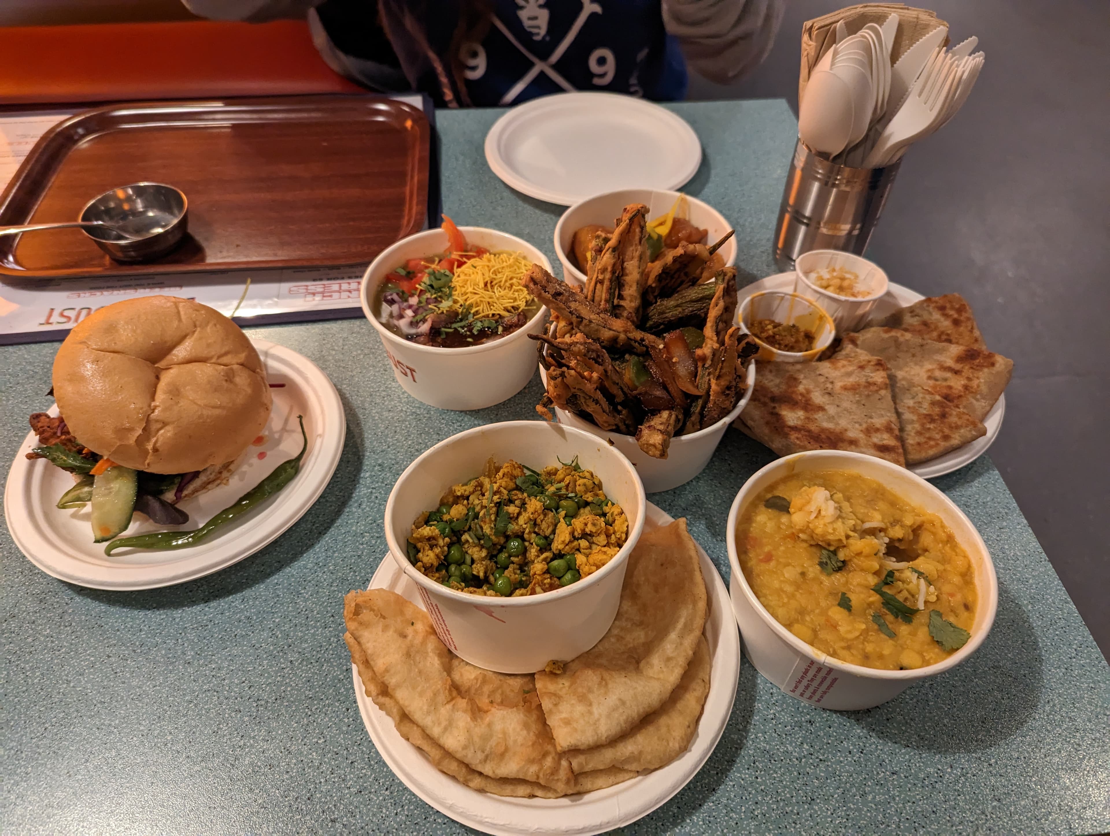 Typical Bundobust food